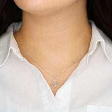 Load image into Gallery viewer, Anchor Pedndant Necklace (Gold/Grey)