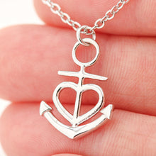 Load image into Gallery viewer, Anchor Pedndant Necklace (Gold/Grey)