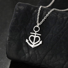 Load image into Gallery viewer, Anchor Pedndant Necklace (Gold/Grey)