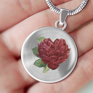 CNL_Sample_FLORAL_6 Circle Pendant Luxury Snake Chain (Gold/Grey)