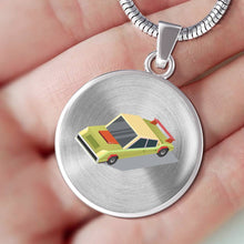 Load image into Gallery viewer, CNL_Sample_CAR_5 Circle Pendant Luxury Snake Chain (Gold/Grey)