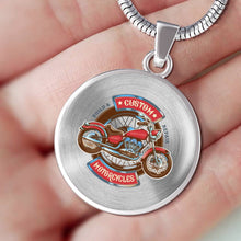 Load image into Gallery viewer, CNL_Sample_MOTOR_6 Circle Pendant Luxury Snake Chain (Gold/Grey)