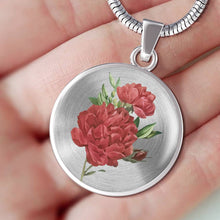 Load image into Gallery viewer, CNL_Sample_FLORAL_5 Circle Pendant Luxury Snake Chain (Gold/Grey)