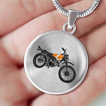 Load image into Gallery viewer, CNL_Sample_MOTOR_3 Circle Pendant Luxury Snake Chain (Gold/Grey)