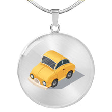 Load image into Gallery viewer, CNL_Sample_CAR_4 Circle Pendant Luxury Snake Chain (Gold/Grey)