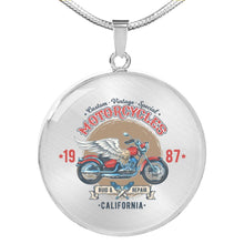 Load image into Gallery viewer, CNL_Sample_MOTOR_8 Circle Pendant Luxury Snake Chain (Gold/Grey)