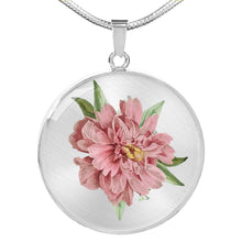 Load image into Gallery viewer, CNL_Sample_FLORAL_9 Circle Pendant Luxury Snake Chain (Gold/Grey)