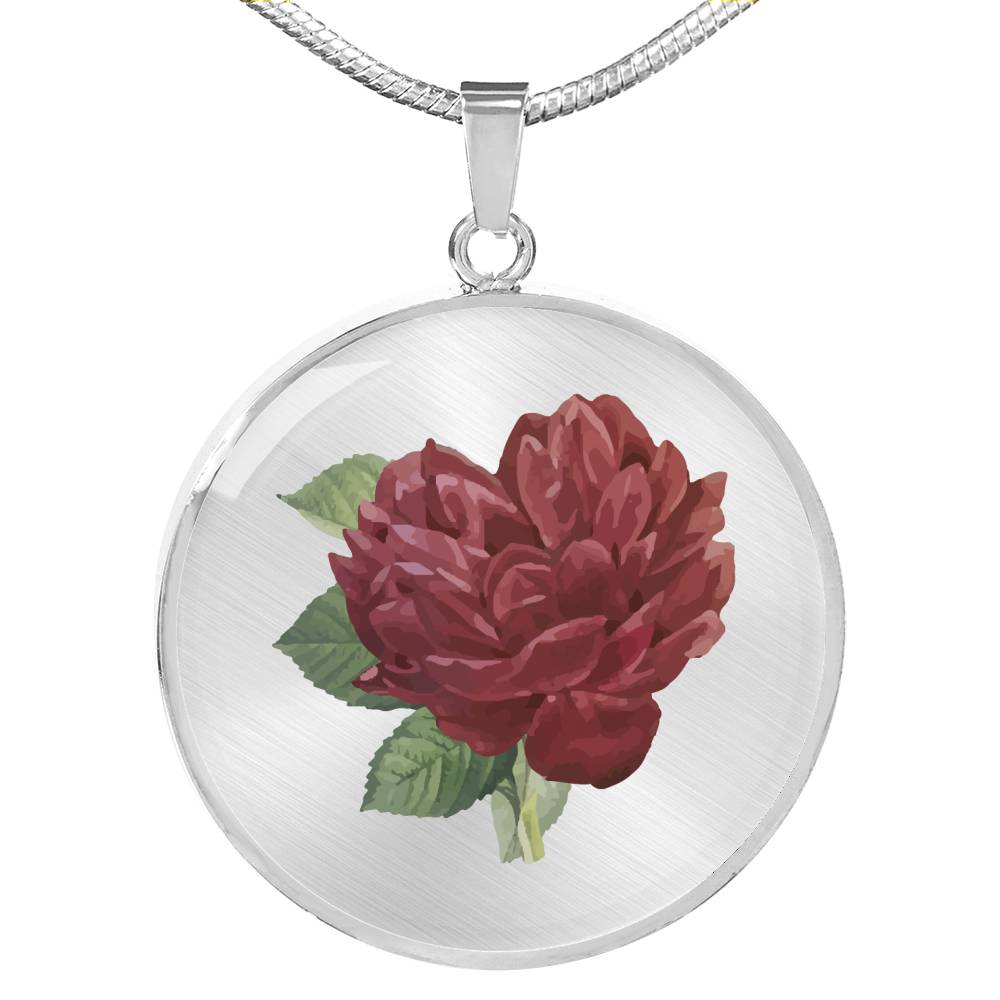 CNL_Sample_FLORAL_6 Circle Pendant Luxury Snake Chain (Gold/Grey)