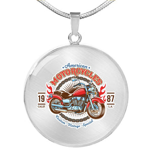 CNL_Sample_MOTOR_5 Circle Pendant Luxury Snake Chain (Gold/Grey)