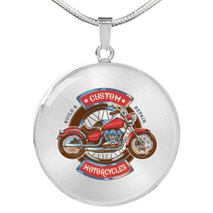 CNL_Sample_MOTOR_6 Circle Pendant Luxury Snake Chain (Gold/Grey)