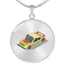 Load image into Gallery viewer, CNL_Sample_CAR_5 Circle Pendant Luxury Snake Chain (Gold/Grey)