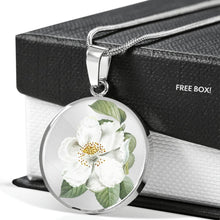 Load image into Gallery viewer, CNL_Sample_FLORAL_8 Circle Pendant Luxury Snake Chain (Gold/Grey)