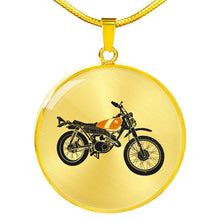 Load image into Gallery viewer, CNL_Sample_MOTOR_3 Circle Pendant Luxury Snake Chain (Gold/Grey)