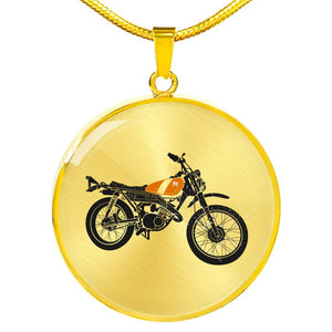 CNL_Sample_MOTOR_3 Circle Pendant Luxury Snake Chain (Gold/Grey)