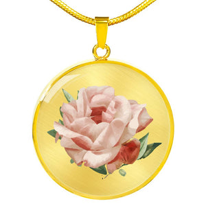 CNL_Sample_FLORAL_4 Circle Pendant Luxury Snake Chain (Gold/Grey)