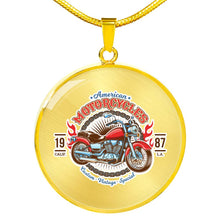 Load image into Gallery viewer, CNL_Sample_MOTOR_5 Circle Pendant Luxury Snake Chain (Gold/Grey)