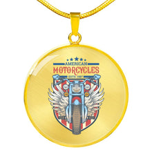 Load image into Gallery viewer, CNL_Sample_MOTOR_10 Circle Pendant Luxury Snake Chain (Gold/Grey)