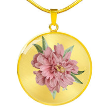 Load image into Gallery viewer, CNL_Sample_FLORAL_9 Circle Pendant Luxury Snake Chain (Gold/Grey)