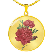 Load image into Gallery viewer, CNL_Sample_FLORAL_5 Circle Pendant Luxury Snake Chain (Gold/Grey)
