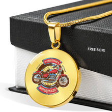 Load image into Gallery viewer, CNL_Sample_MOTOR_6 Circle Pendant Luxury Snake Chain (Gold/Grey)