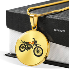 Load image into Gallery viewer, CNL_Sample_MOTOR_3 Circle Pendant Luxury Snake Chain (Gold/Grey)
