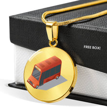 Load image into Gallery viewer, CNL_Sample_CAR_3 Circle Pendant Luxury Snake Chain (Gold/Grey)